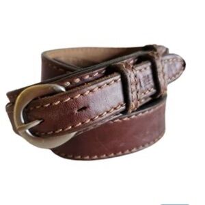 Duluth Trading Company Brown Lifetime Leather Belt